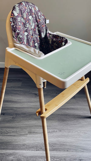Sage Ikea High Chair Placemat