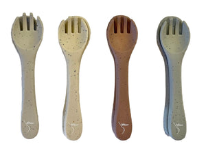 Speckled Spoon & Fork Set